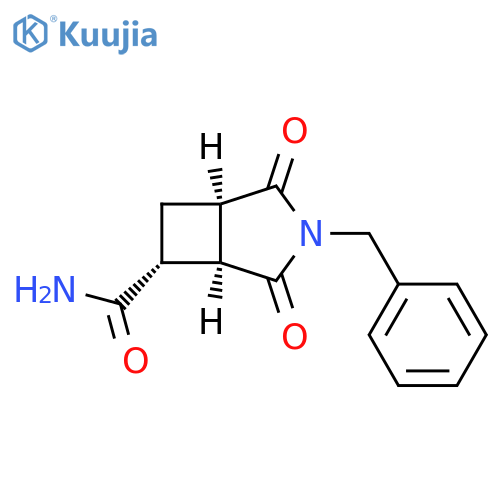 3-Azabicyclo[3.2.0]heptane-6-carboxamide, 2,4-dioxo-3-(phenylmethyl)-, (1R,5S,6R)-rel- structure