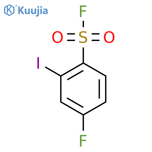 4-Fluoro-2-iodobenzene-1-sulfonyl fluoride structure