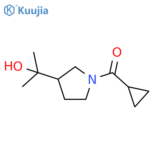 Methanone, cyclopropyl[3-(1-hydroxy-1-methylethyl)-1-pyrrolidinyl]- structure