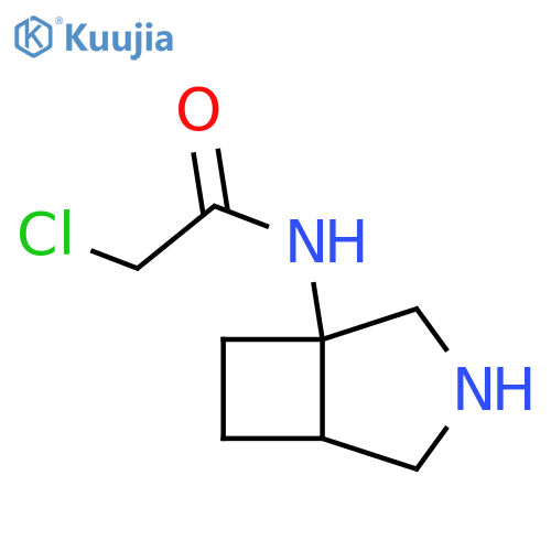 Acetamide, N-3-azabicyclo[3.2.0]hept-1-yl-2-chloro- structure