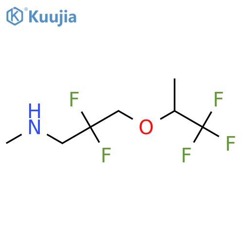 1-Propanamine, 2,2-difluoro-N-methyl-3-(2,2,2-trifluoro-1-methylethoxy)- structure