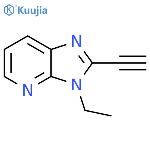 3-ethyl-2-ethynyl-3H-imidazo[4,5-b]pyridine structure