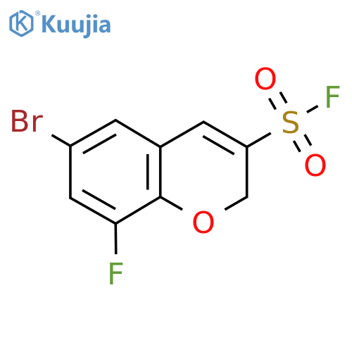 6-bromo-8-fluoro-2H-chromene-3-sulfonyl fluoride structure