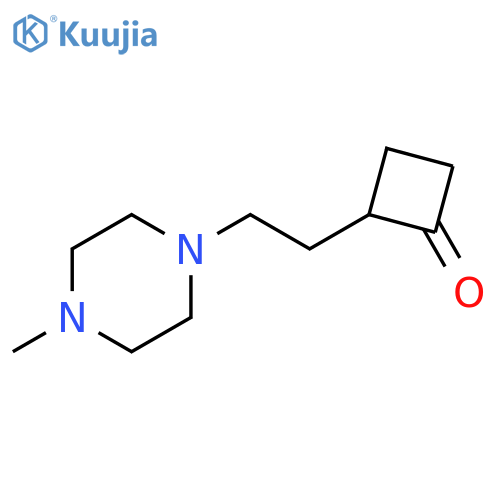 Cyclobutanone, 2-[2-(4-methyl-1-piperazinyl)ethyl]- structure