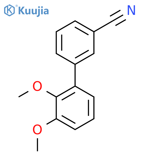 3-(2,3-Dimethoxyphenyl)benzonitrile structure