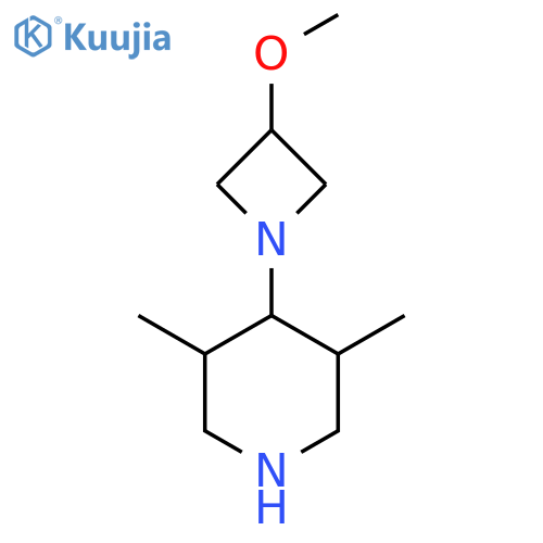 4-(3-Methoxyazetidin-1-yl)-3,5-dimethylpiperidine structure