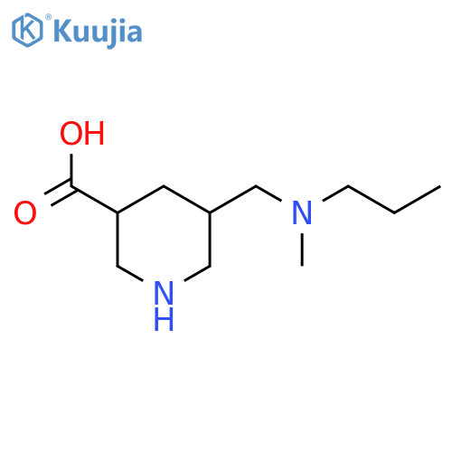 3-Piperidinecarboxylic acid, 5-[(methylpropylamino)methyl]- structure