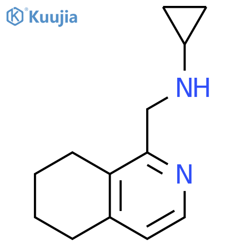 1-Isoquinolinemethanamine, N-cyclopropyl-5,6,7,8-tetrahydro- structure