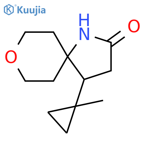 8-Oxa-1-azaspiro[4.5]decan-2-one, 4-(1-methylcyclopropyl)- structure