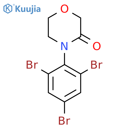 4-(2,4,6-tribromophenyl)morpholin-3-one structure