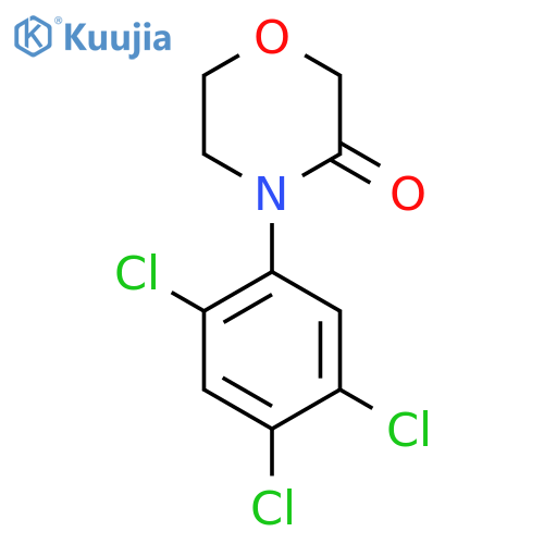 4-(2,4,5-trichlorophenyl)morpholin-3-one structure