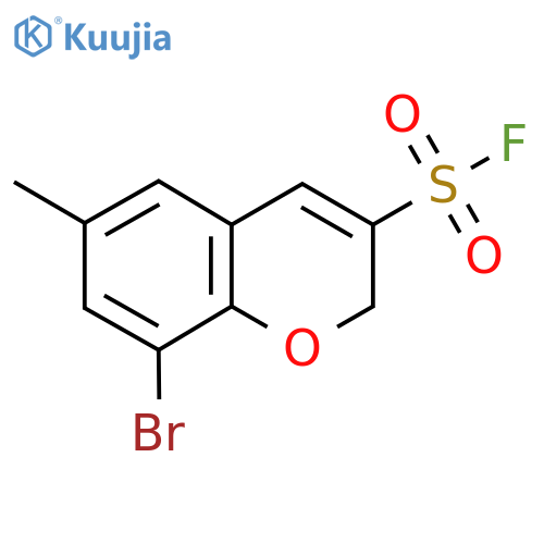 8-bromo-6-methyl-2H-chromene-3-sulfonyl fluoride structure