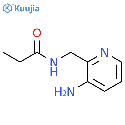 Propanamide, N-[(3-amino-2-pyridinyl)methyl]- structure