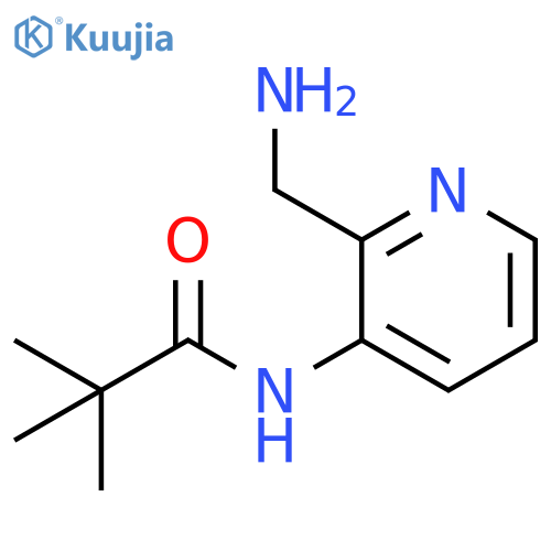 Propanamide, N-[2-(aminomethyl)-3-pyridinyl]-2,2-dimethyl- structure
