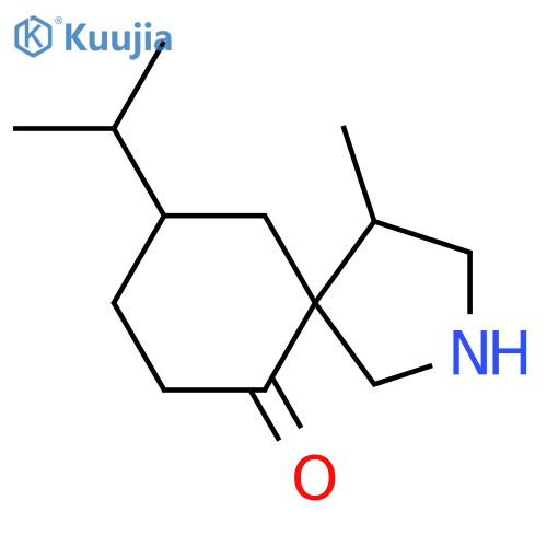 4-methyl-9-(propan-2-yl)-2-azaspiro4.5decan-6-one structure