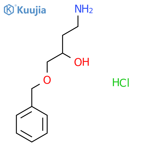 4-Amino-1-(benzyloxy)butan-2-ol hydrochloride structure