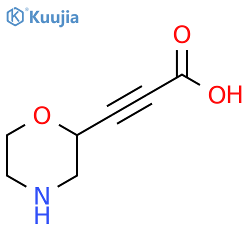 2-Propynoic acid, 3-(2-morpholinyl)- structure