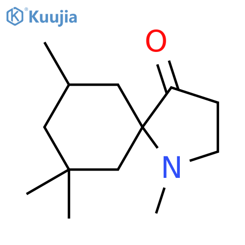 1,7,7,9-Tetramethyl-1-azaspiro[4.5]decan-4-one structure