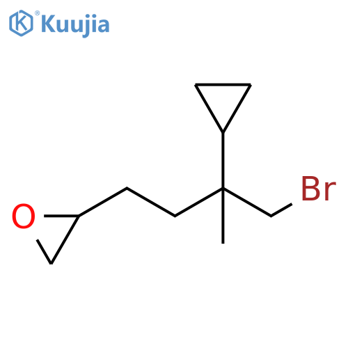 Oxirane, 2-(4-bromo-3-cyclopropyl-3-methylbutyl)- structure