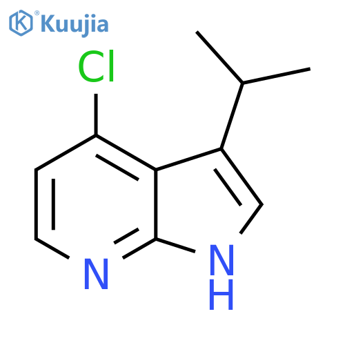 4-chloro-3-(propan-2-yl)-1H-pyrrolo2,3-bpyridine structure