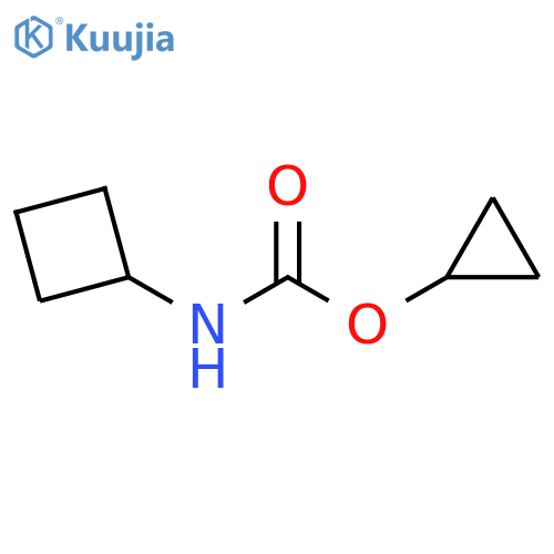 Carbamic acid, N-cyclobutyl-, cyclopropyl ester structure