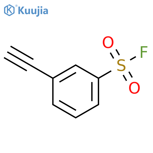 Benzenesulfonyl fluoride, 3-ethynyl- structure