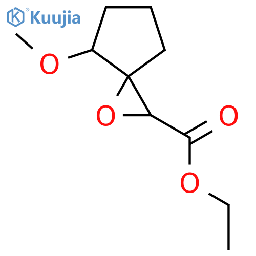 Ethyl 4-methoxy-1-oxaspiro[2.4]heptane-2-carboxylate structure