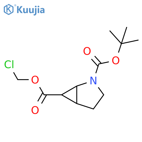 2-Azabicyclo[3.1.0]hexane-2,6-dicarboxylic acid, 6-(chloromethyl) 2-(1,1-dimethylethyl) ester structure