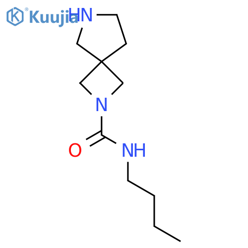 N-butyl-2,6-diazaspiro[3.4]octane-2-carboxamide structure