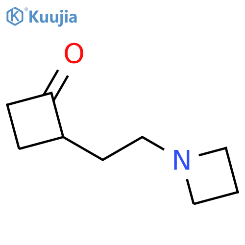 Cyclobutanone, 2-[2-(1-azetidinyl)ethyl]- structure