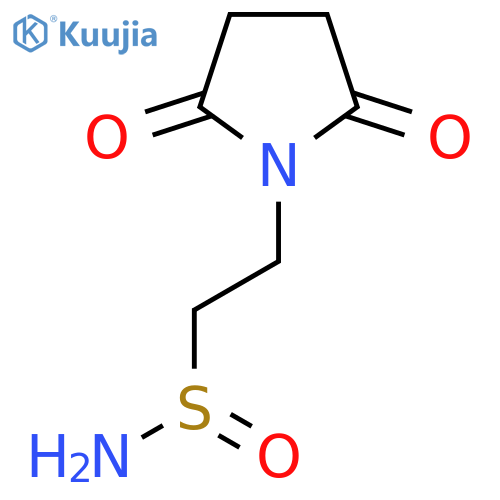 2-(2,5-Dioxopyrrolidin-1-yl)ethane-1-sulfinamide structure