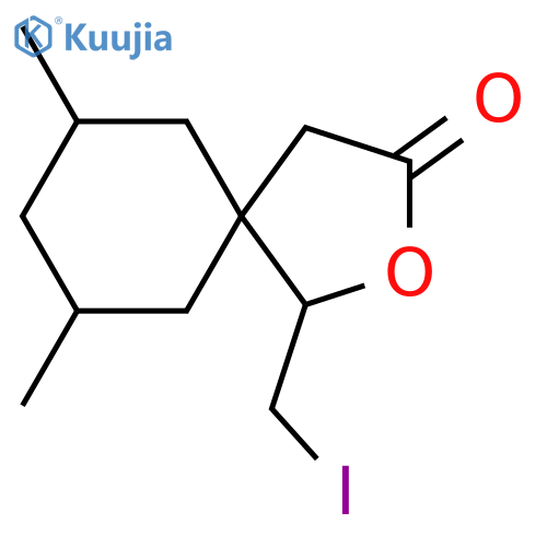 1-(Iodomethyl)-7,9-dimethyl-2-oxaspiro[4.5]decan-3-one structure