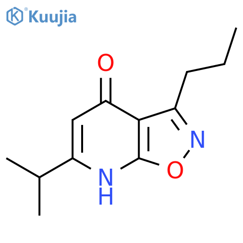 6-(Propan-2-yl)-3-propyl-[1,2]oxazolo[5,4-b]pyridin-4-ol structure