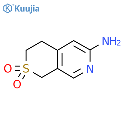 6-amino-1H,3H,4H-2lambda6-thiopyrano[3,4-c]pyridine-2,2-dione structure