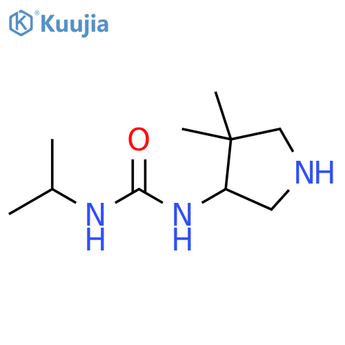Urea, N-(4,4-dimethyl-3-pyrrolidinyl)-N'-(1-methylethyl)- structure