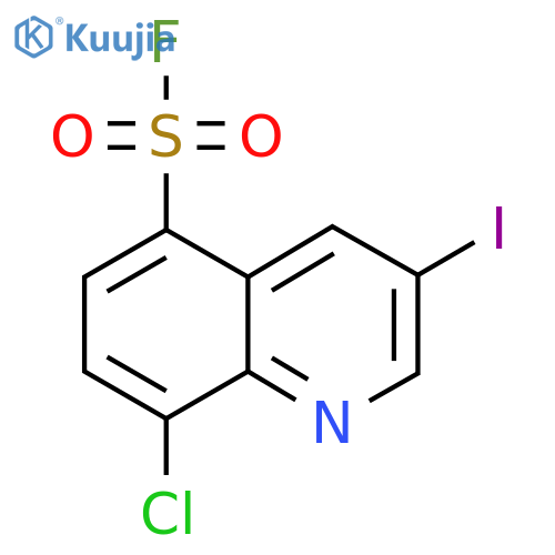 8-Chloro-3-iodoquinoline-5-sulfonyl fluoride structure