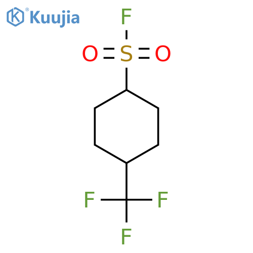 4-(Trifluoromethyl)cyclohexane-1-sulfonyl fluoride structure
