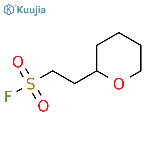 2-(Oxan-2-yl)ethane-1-sulfonyl fluoride structure
