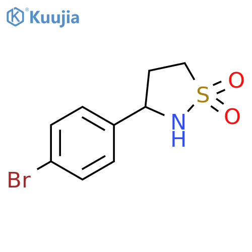 3-(4-bromophenyl)-1lambda6,2-thiazolidine-1,1-dione structure