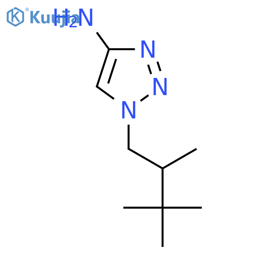 1-(2,3,3-trimethylbutyl)-1H-1,2,3-triazol-4-amine structure