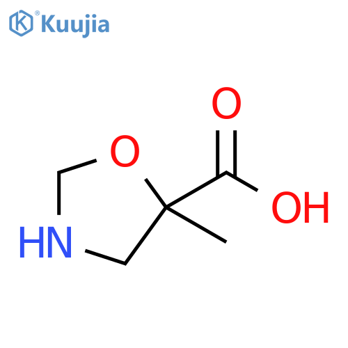 5-Oxazolidinecarboxylic acid, 5-methyl- structure