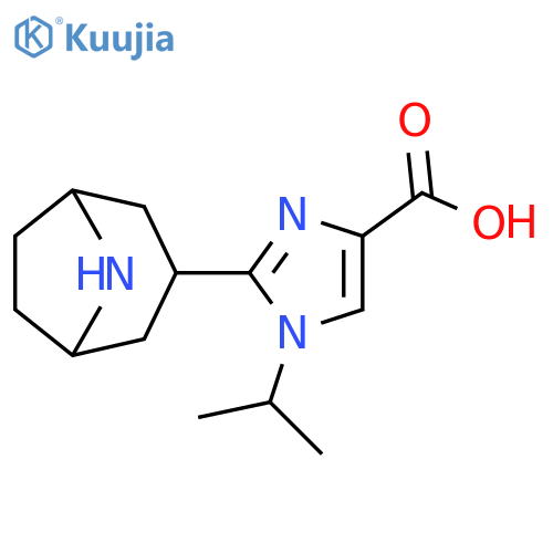 1H-Imidazole-4-carboxylic acid, 2-(8-azabicyclo[3.2.1]oct-3-yl)-1-(1-methylethyl)- structure