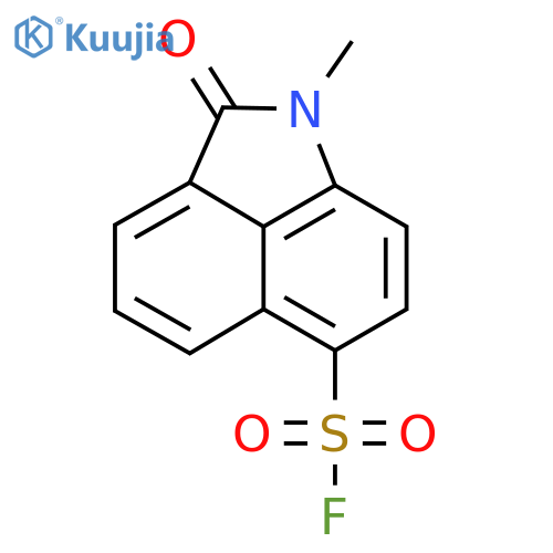 2-Methyl-3-oxo-2-azatricyclo[6.3.1.0,4,12]dodeca-1(11),4(12),5,7,9-pentaene-9-sulfonyl fluoride structure