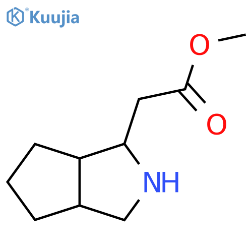methyl 2-{octahydrocyclopentacpyrrol-1-yl}acetate structure