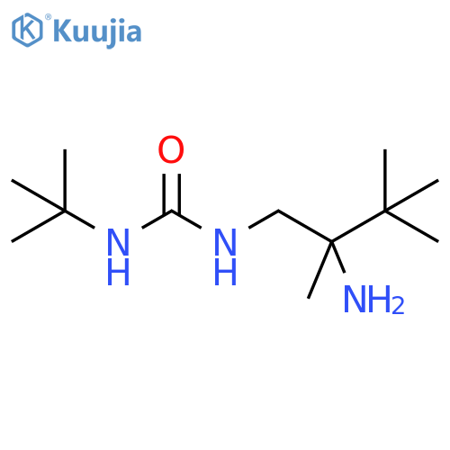 3-(2-amino-2,3,3-trimethylbutyl)-1-tert-butylurea structure