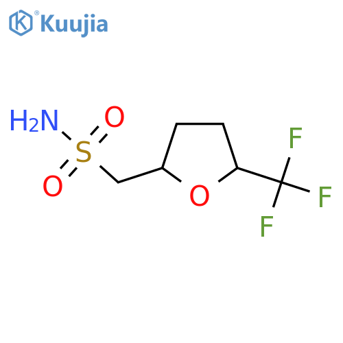 5-(trifluoromethyl)oxolan-2-ylmethanesulfonamide structure