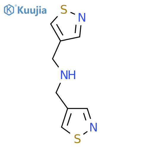 bis(1,2-thiazol-4-yl)methylamine structure