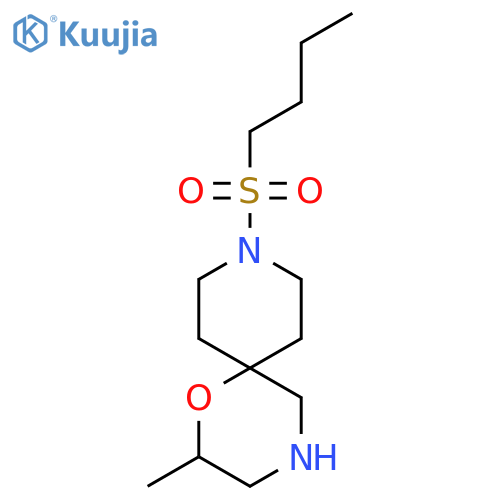 9-(butane-1-sulfonyl)-2-methyl-1-oxa-4,9-diazaspiro5.5undecane structure