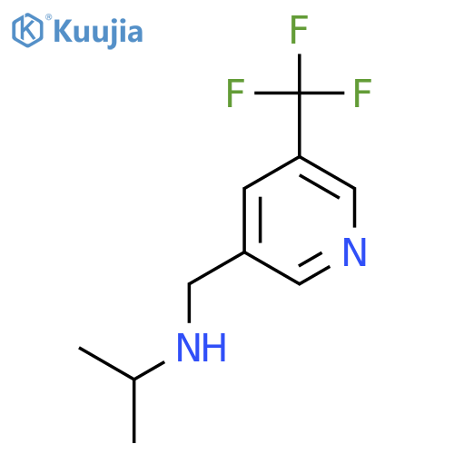 (propan-2-yl)({5-(trifluoromethyl)pyridin-3-ylmethyl})amine structure