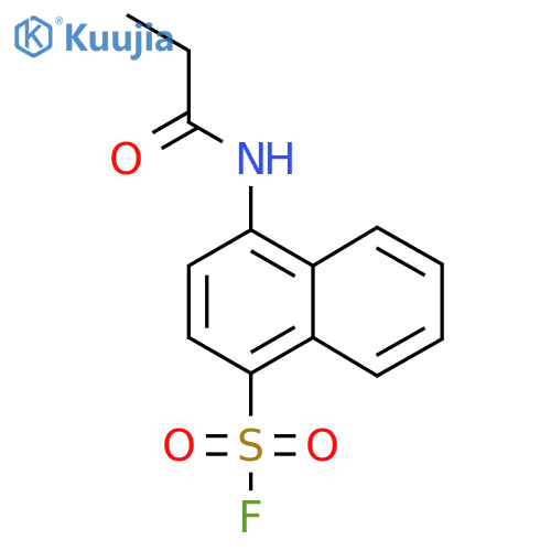 4-Propanamidonaphthalene-1-sulfonyl fluoride structure